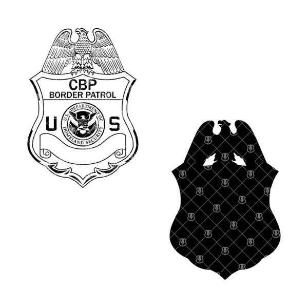 Customs Border Patrol CBP Blank Badge - Image 3