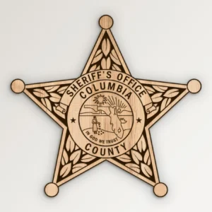 Columbia County Florida Sheriffs Office Badge SVG Vector911