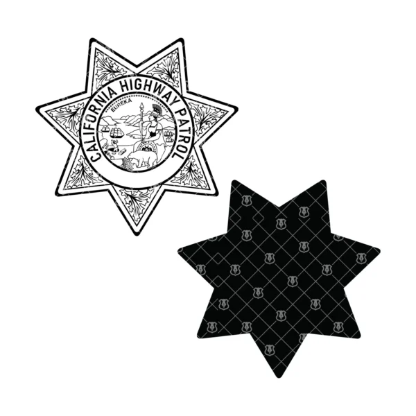 California Highway Patrol CHP Badge without Banner - Image 3