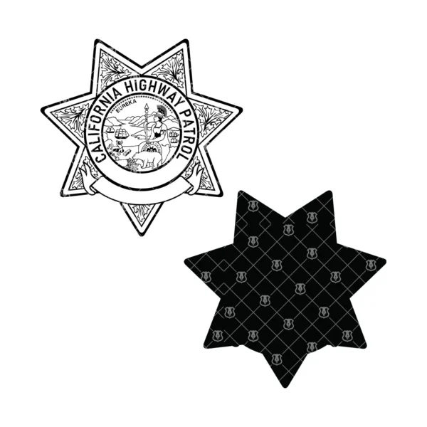 California Highway Patrol CHP Badge with Banner - Image 3