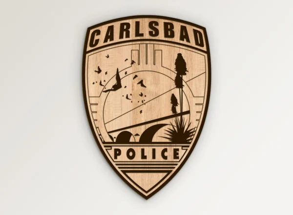 Carlsbad New Mexico Police Patch SVG Vector911