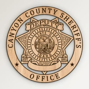 Canyon County Idaho Sheriffs Office Deputy Badge SVG Vector911