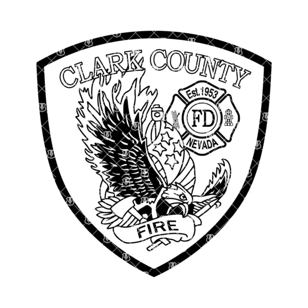 Clark County Nevada Fire Department Patch - Image 2