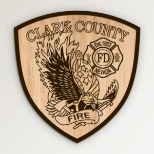 Clark County Nevada Fire Department Patch SVG Vector911