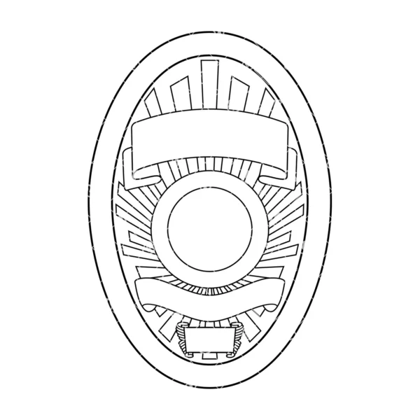 Blank Oval Shaped Badge v14 - Image 2