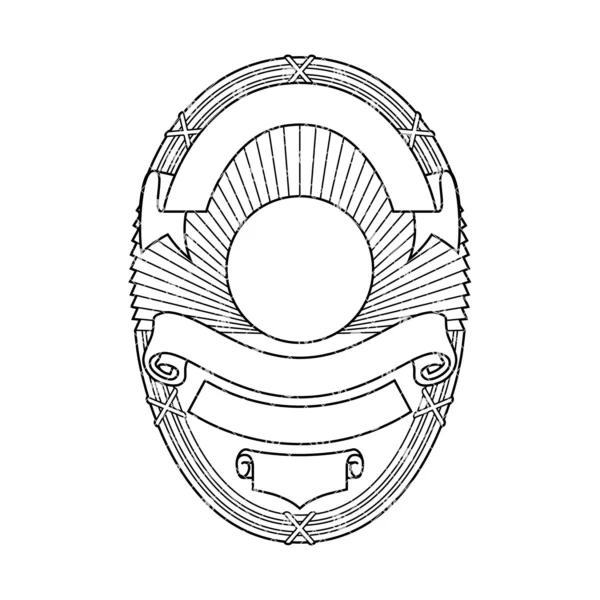 Blank Oval Shaped Badge v9 - Image 2