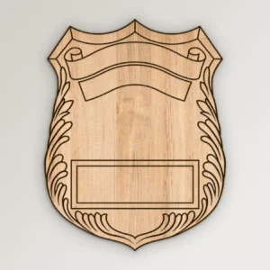 Blank Classic Shield Badge v1 SVG Vector911