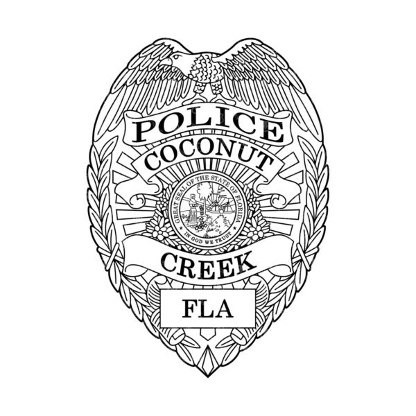 Coconut Creek Florida Police Badge - Image 2