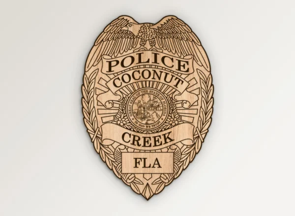 Coconut Creek Florida Police Badge SVG Vector911