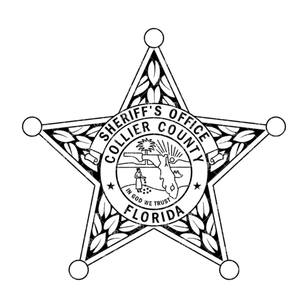 Collier County Florida Sheriffs Office Star Badge - Image 2