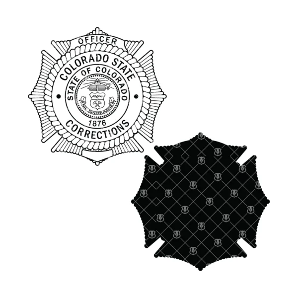 Colorado State Corrections Officer Badge - Image 3