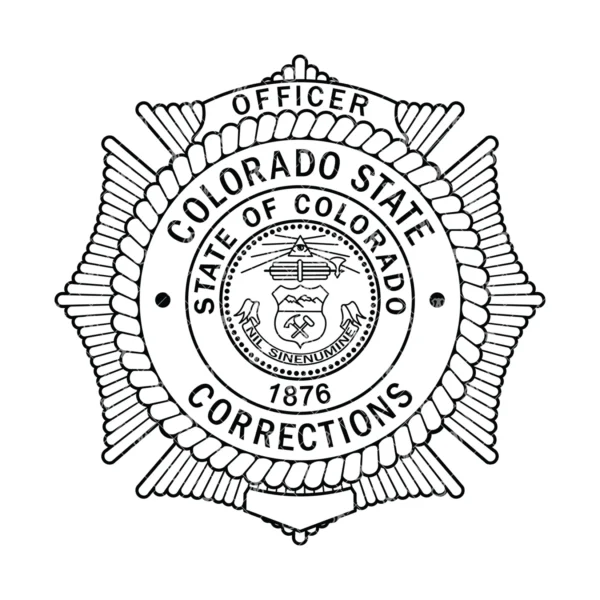 Colorado State Corrections Officer Badge - Image 2