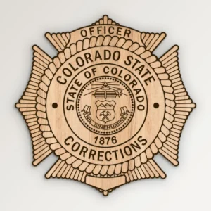 Colorado State Corrections Officer Badge SVG Vector911