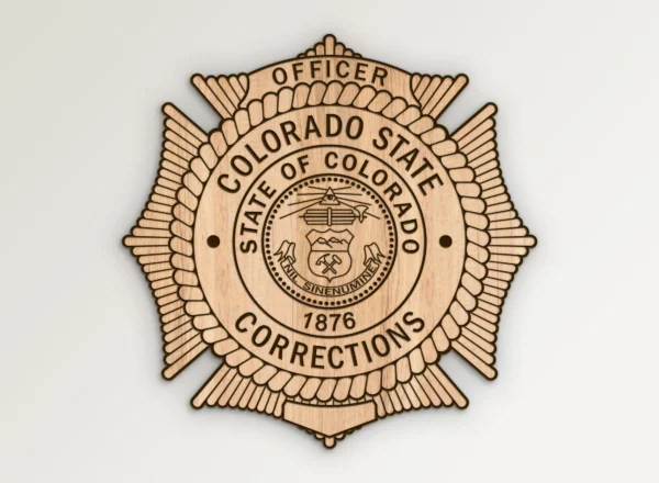 Colorado State Corrections Officer Badge SVG Vector911