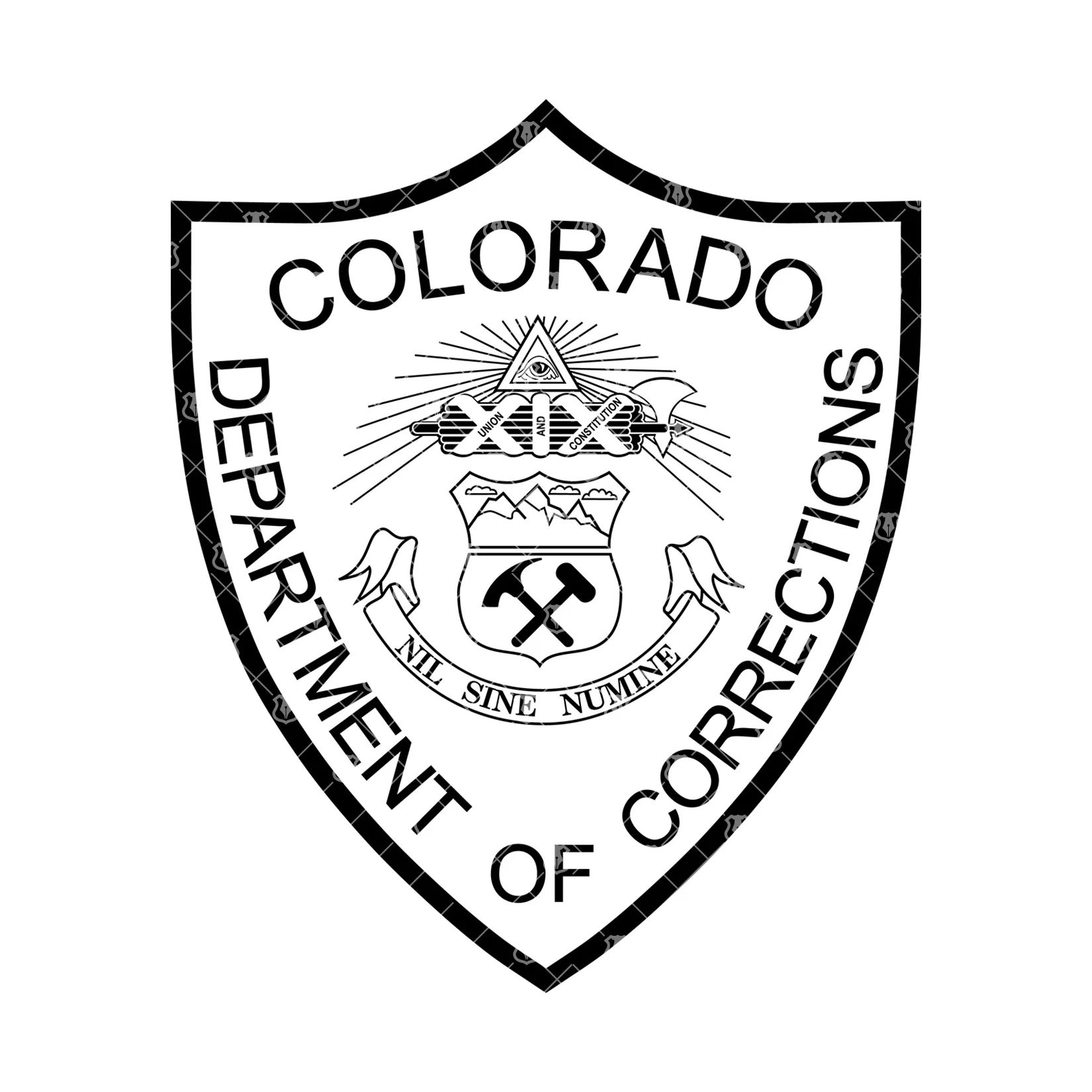 Colorado Department of Corrections Patch - Image 2