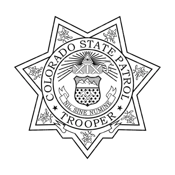 Colorado State Patrol Trooper Badge - Image 2