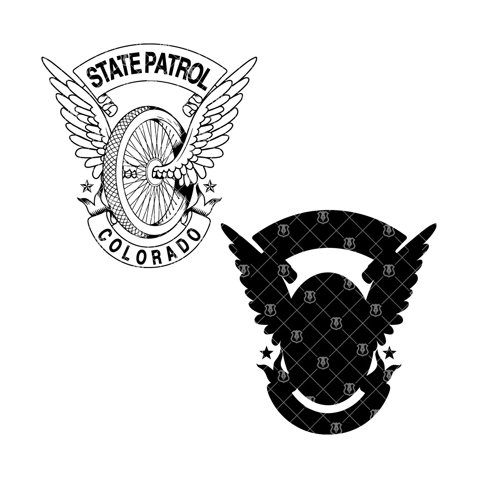 Colorado State Patrol Motor Wings - Image 3