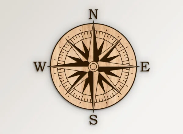 Nautical Compass Rose SVG Vector911