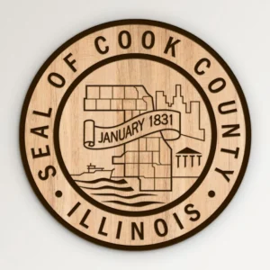 Seal of Cook County Illinois SVG Vector911