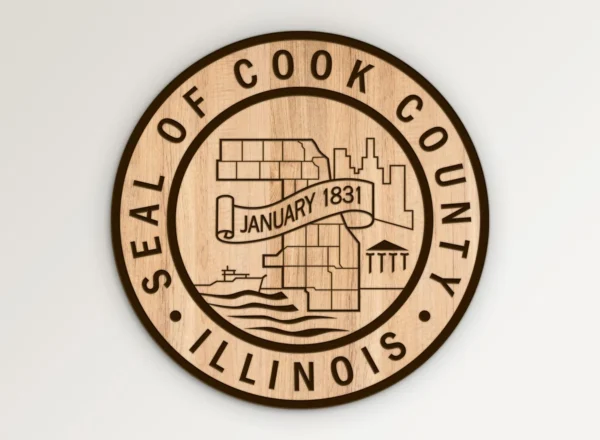 Seal of Cook County Illinois SVG Vector911