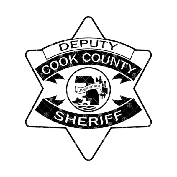 Cook Illinois Sheriff Deputy Badge - Image 2