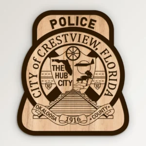 Crestview Florida Police Department Patch SVG Vector911