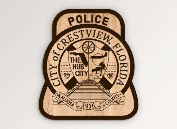 Crestview Florida Police Department Patch SVG Vector911