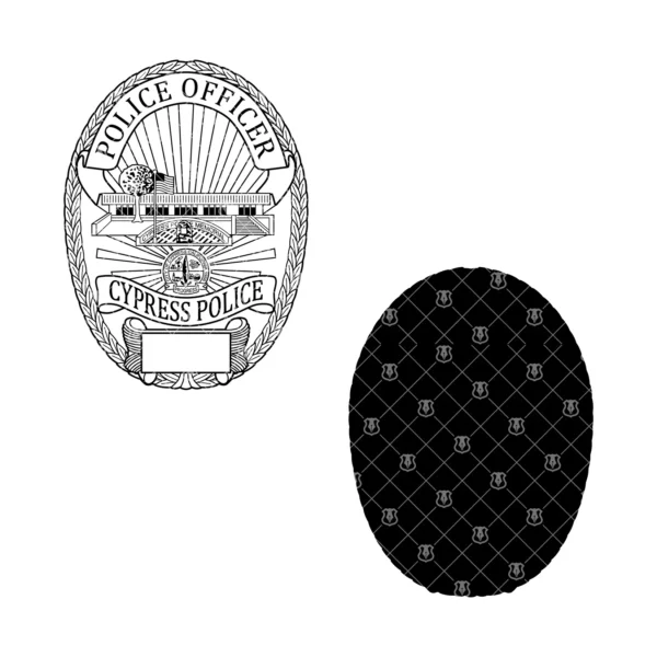 Cypress California Police Officer Badge - Image 3