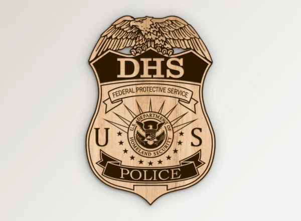 DHS Federal Protective Service Police Badge SVG Vector911