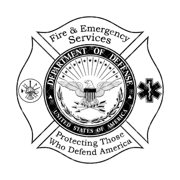 DOD Fire Emergency Services Emblem - Image 2