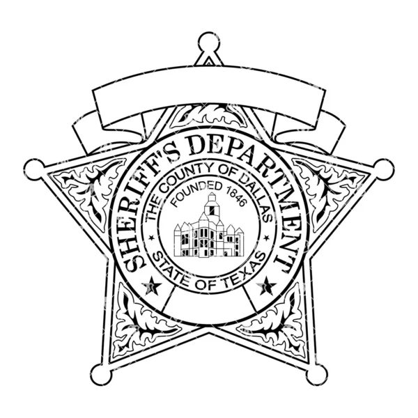 Dallas County Texas Sheriff Department Badge - Image 2