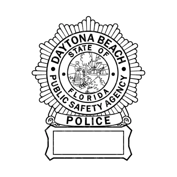 Daytona Beach Florida Police Badge - Image 2