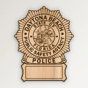 Daytona Beach Florida Police Badge SVG Vector911