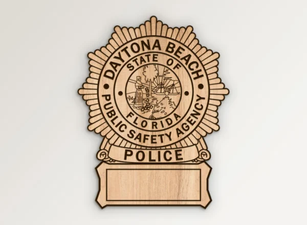 Daytona Beach Florida Police Badge SVG Vector911