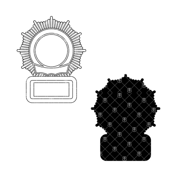 Blank Detective Style Police Badge v1 - Image 3