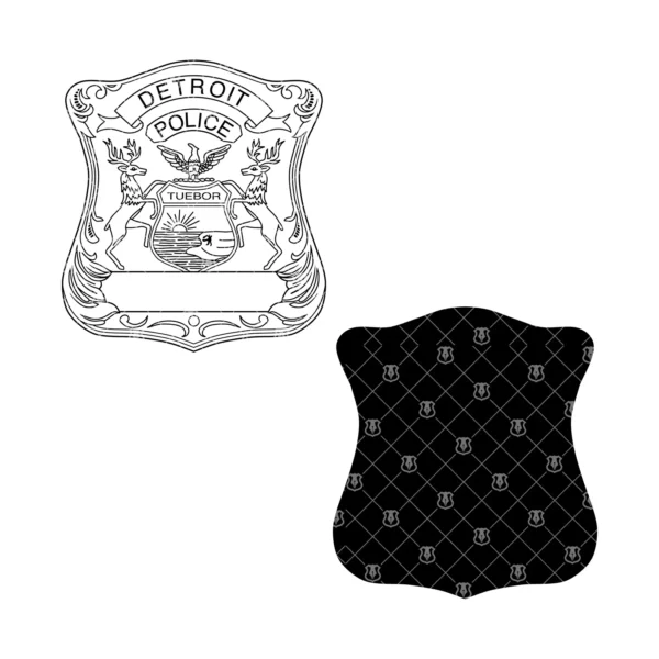 Detroit Michigan Police Badge - Image 3