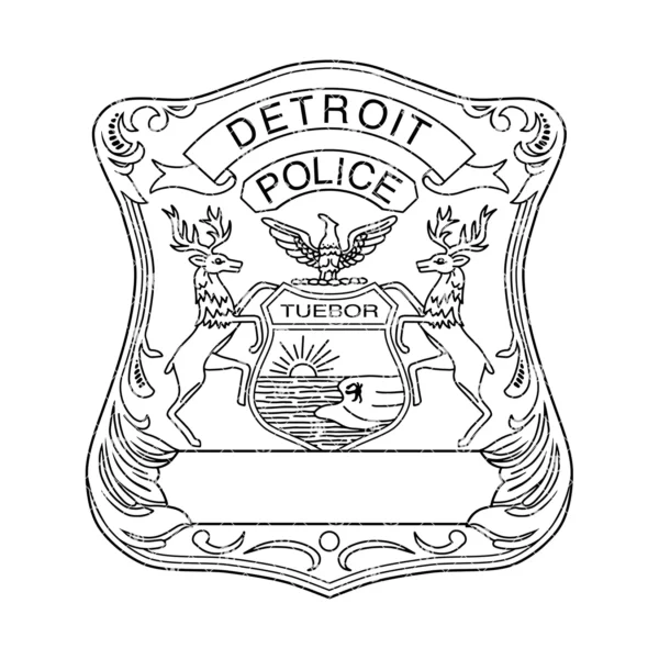 Detroit Michigan Police Badge - Image 2