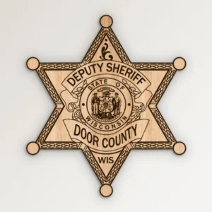 Door County Wisconsin Deputy Sheriff Badge SVG Vector911