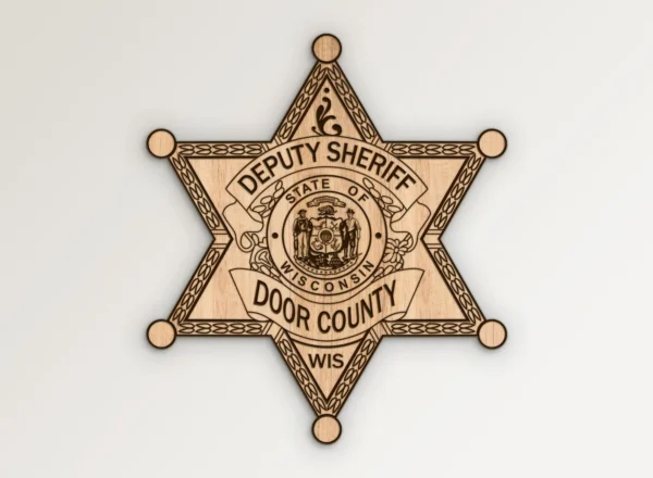 Door County Wisconsin Deputy Sheriff Badge SVG Vector911