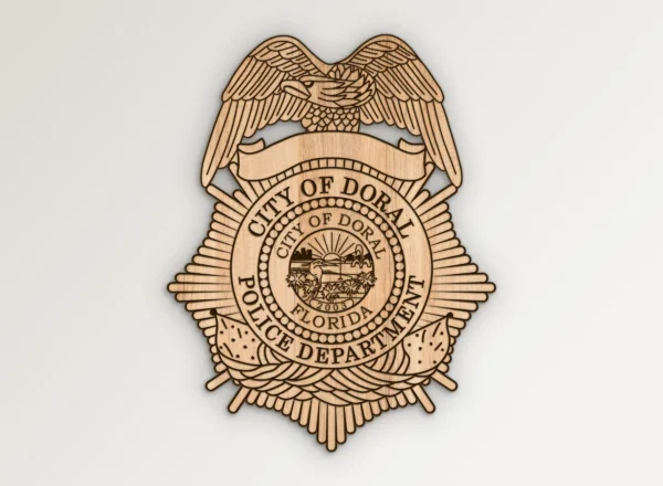 Doral Florida Police Badge SVG Vector911