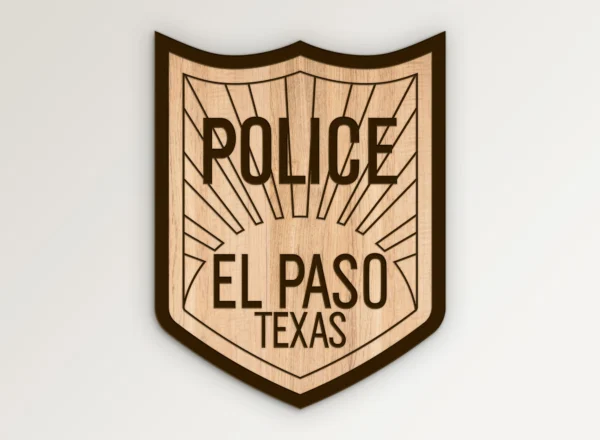 El Paso Texas Police Patch SVG Vector911