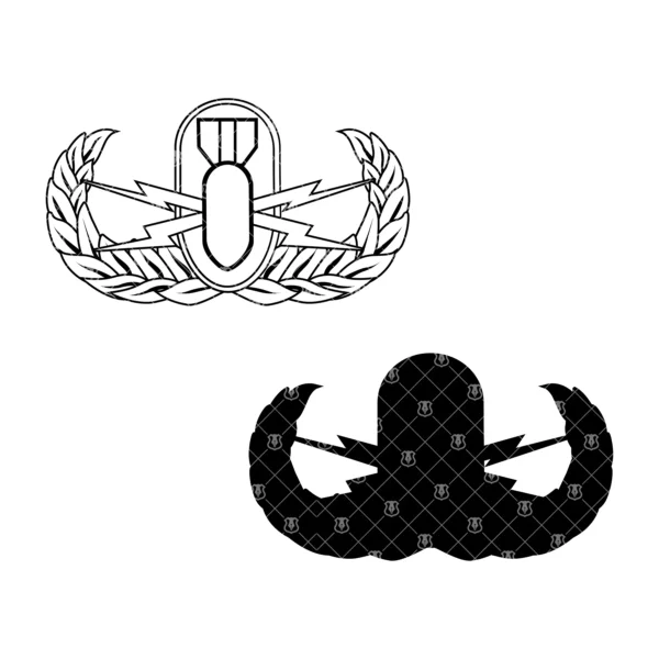 Navy Basic Explosive Ordnance Disposal EOD Badge - Image 3