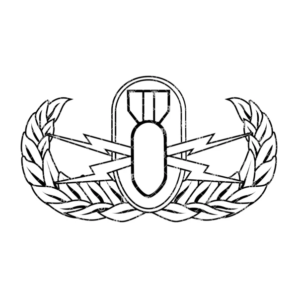 Navy Basic Explosive Ordnance Disposal EOD Badge - Image 2