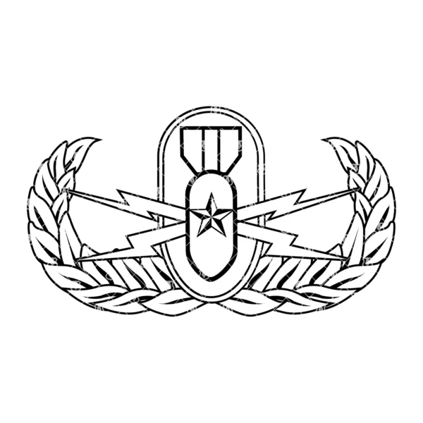 Navy Explosive Ordnance Disposal EOD Senior Badge - Image 2