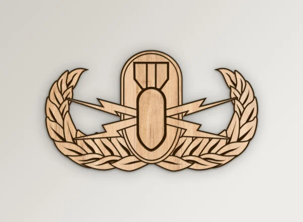 Navy Basic Explosive Ordnance Disposal EOD Badge SVG Vector911