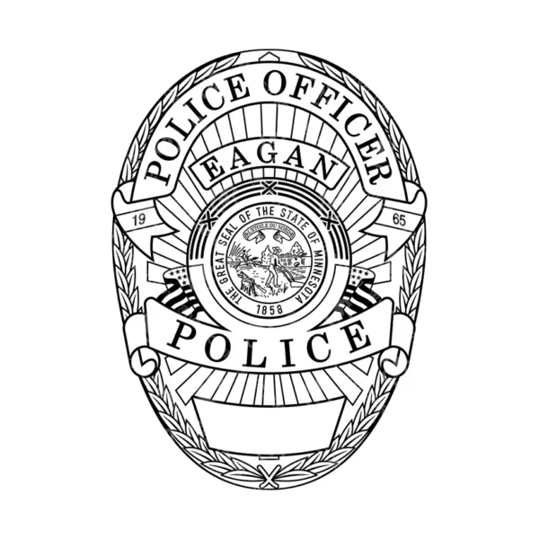 Eagan Minnesota Police Officer Badge - Image 2