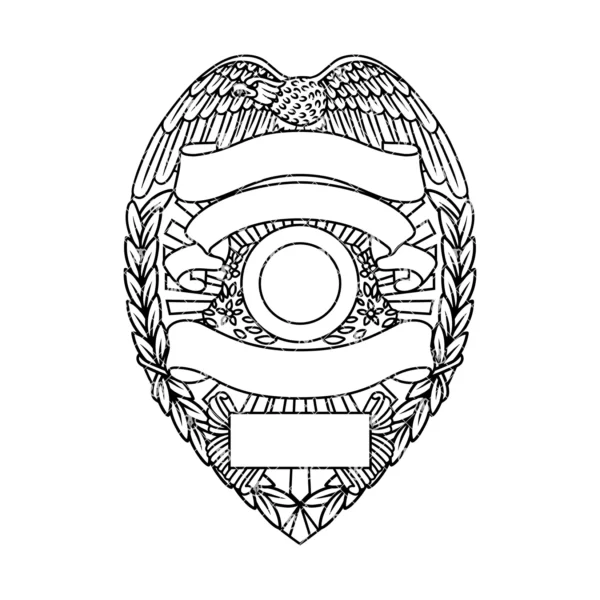 Blank Eagle Topped Badge Design v13 - Image 2