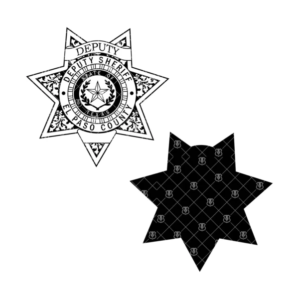 El Paso County Texas Sheriff Deputy Badge - Image 3