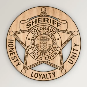 El Paso Colorado Sheriff Badge SVG Vector911