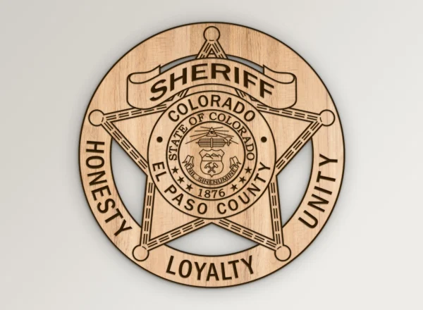 El Paso Colorado Sheriff Badge SVG Vector911